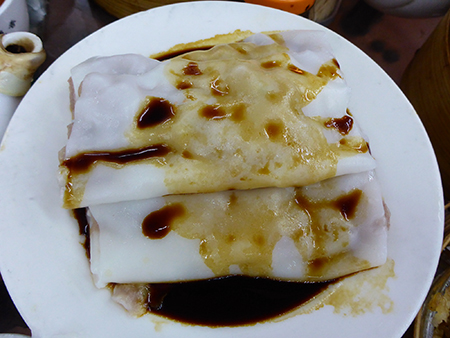 Lin Heung Tea House - Prawn Rice Noodle Rolls